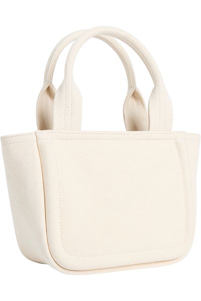 Calvin Klein Women Natural Canvas Summer Canvas Mini Tote Bag