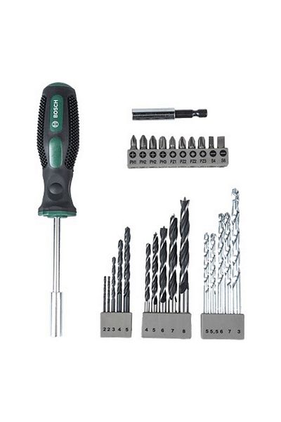Bosch 27-Piece Drill and Screwdriver Bit Set Multicolor