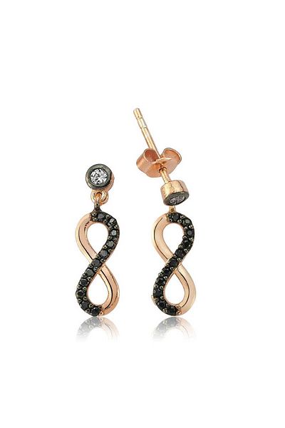 norsary Silver Infinity Studs Earrings