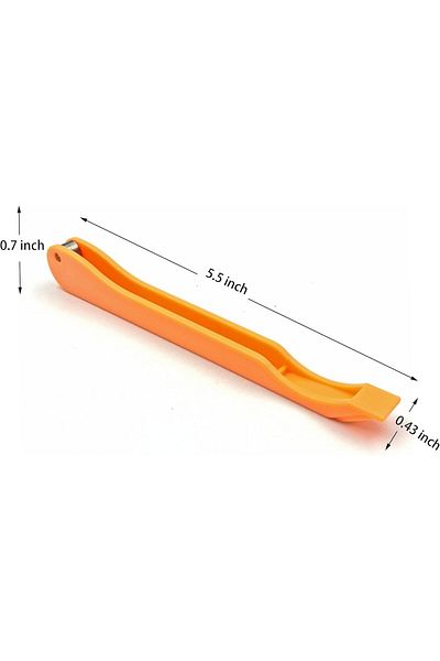 COOYA Copper Foil Hand Foil Tool for Stained Glass (Orange 7/32 Inch)