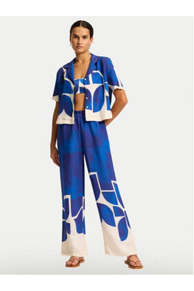 Seafolly Cămașă de plajă pentru femei 55455-TO Albastră
