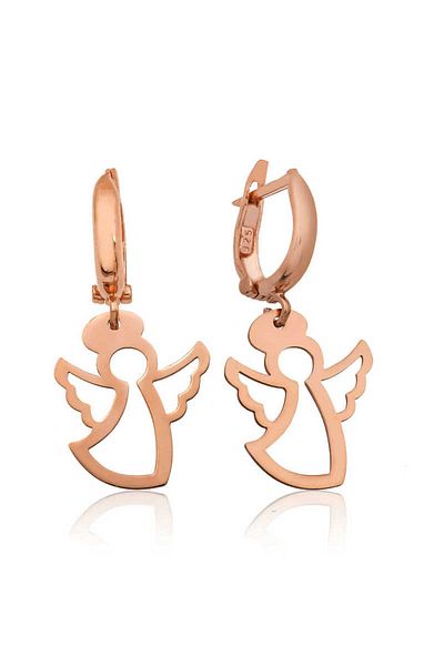 norsary Silver Angel Earrings
