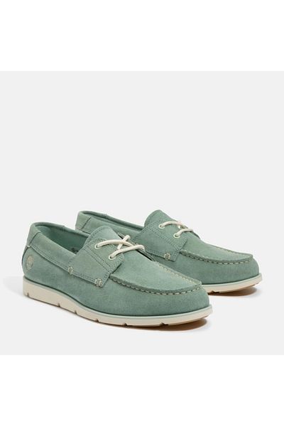 Timberland Grafton Bay Lace up Shoe Men's Green Sneaker - Tb0A42X7