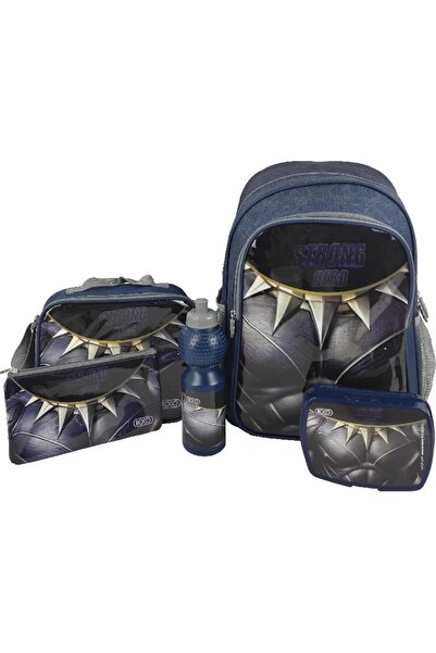 Roco حقيبة ظهر هيرو 5 في 1 مع ملحق باللون الأسود