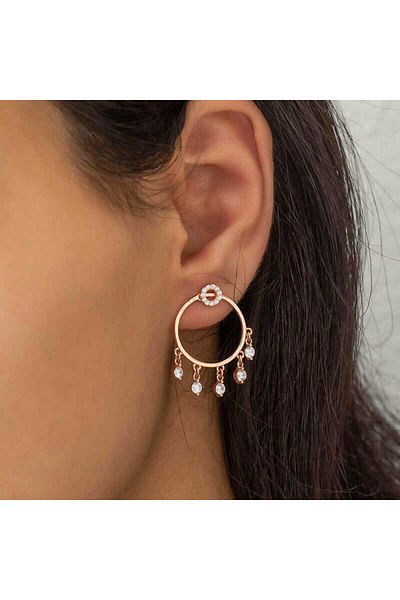 norsary Silver Hoop Earrings
