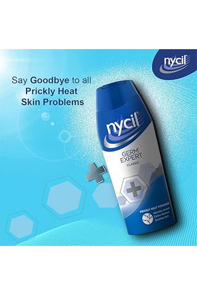 NYCIL Classic Prickly Heat Powder -187.5 Grams - Pack of 5