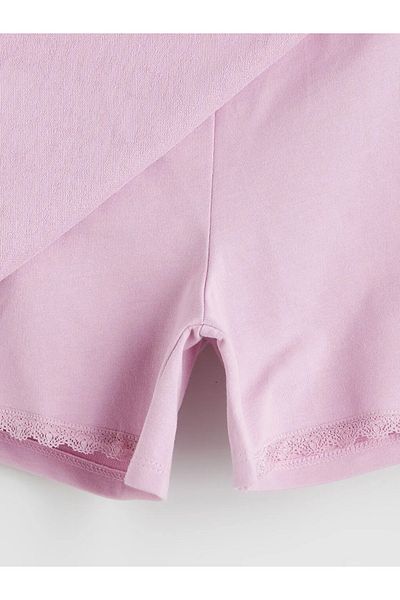LC Waikiki Lcw Kids Lilac Elastic Waist Girls Shorts Skirt