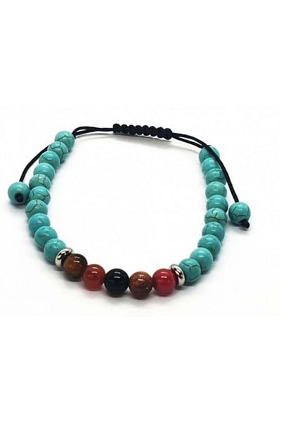 byRetroChique Turquoise bracelet zodiac sign Leo