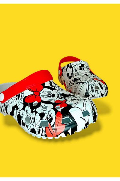 AkınalBella PAPUCI MICKEY CROS PENTRU FEMEI ALBE SANDALE ASISTENTĂ DOCTOR ZILNIC PAPUC ESTETIC CONFORTABIL