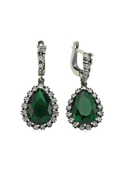 norsary Silver Hürrem Sultan Earrings