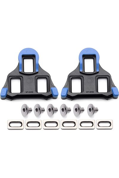 fulina Bicycle Cleats,Pack of 2,with 6 screws and washers made for Indoor Cycling or Road Bike