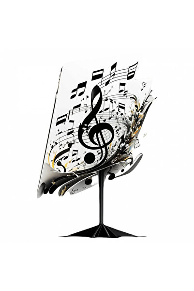 INOVATIX Set de 8 piese, suport de note autocolant cu cheie de sol, INOVATIX®. 6 cm