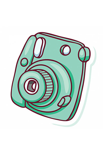 INOVATIX Set de 8 bucăți, autocolant retro pentru cameră, INOVATIX®. 6 cm