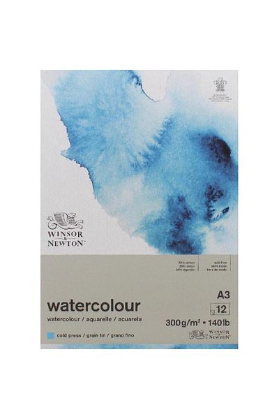 Winsor Newton Classic Watercolor Pad 300 gsm White A3 12 Sheets