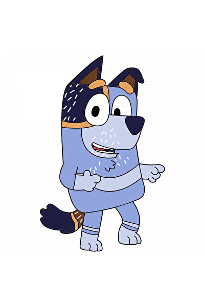 INOVATIX Set 8 piese, Sticker Stripe Heeler Bluey, INOVATIX®. 6 cm
