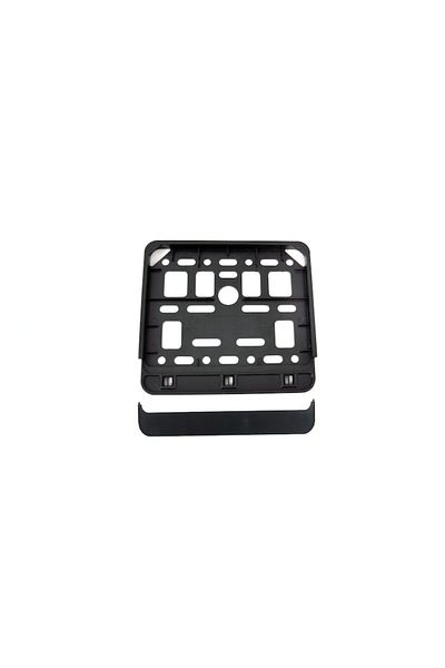motor starter Motorcycle/scooter/moped license plate holder, metallic black