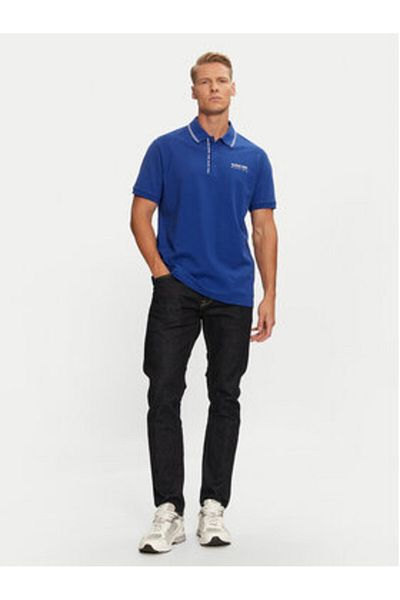 Pepe Jeans Polo bărbătesc RM540001 albastru