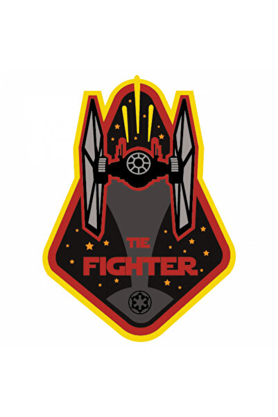 INOVATIX Set de 8 piese, autocolant Star Wars Tie Fighter, INOVATIX®. 6 cm