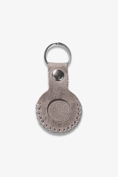 Getto Deri Airtag Genuine Leather Keychain