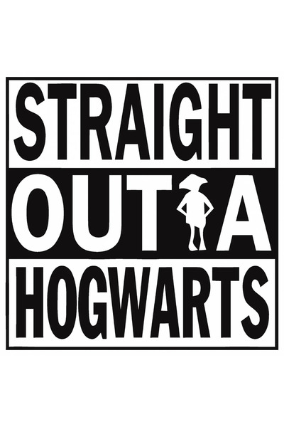 INOVATIX Set de 8 piese, autocolant Straight Outta Hogwarts Harry Potter, INO...