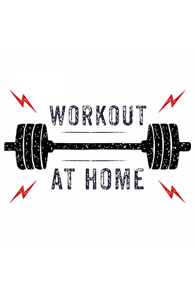 INOVATIX Set of 8 pieces, Sticker Workout At Home. 6 cm