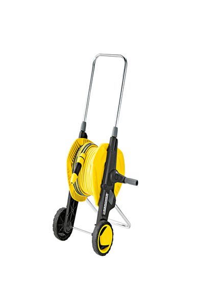 Karcher Compact Hose Trolley with Height-Adjustable Handle Yellow and Black 1/2inch