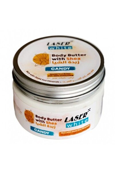 LASER WHITE زبدة الشيا كاندي من ليزر وايت 250 مل