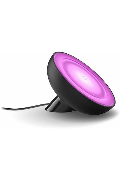 Philips Hue Smart LED Table Lamp [Black] with Bluetooth compatible with Alexa and Google Assistant