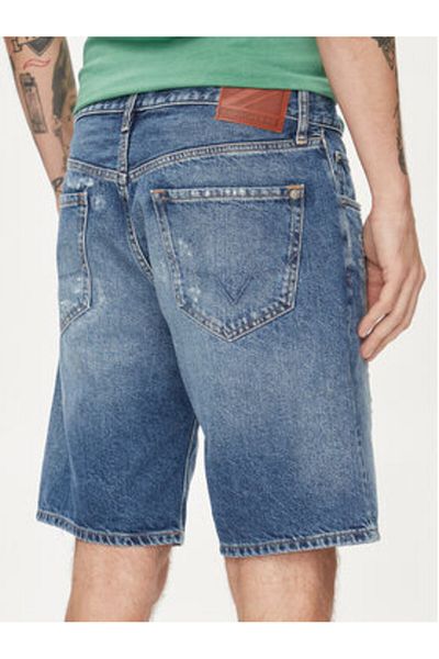 Pepe Jeans Pantaloni scurți din denim pentru bărbați PM801074 albaștri