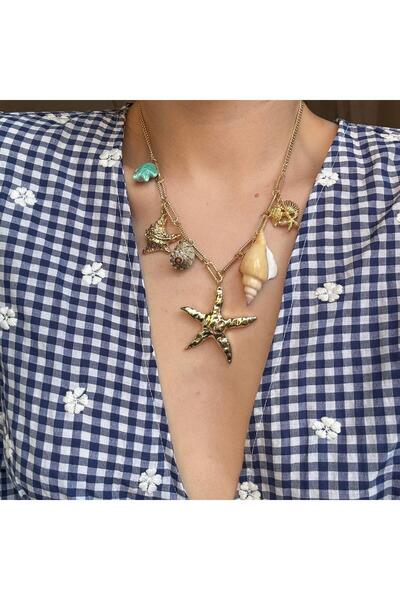 Alice İsstanbul Seramik Balıklı Charm Kolye