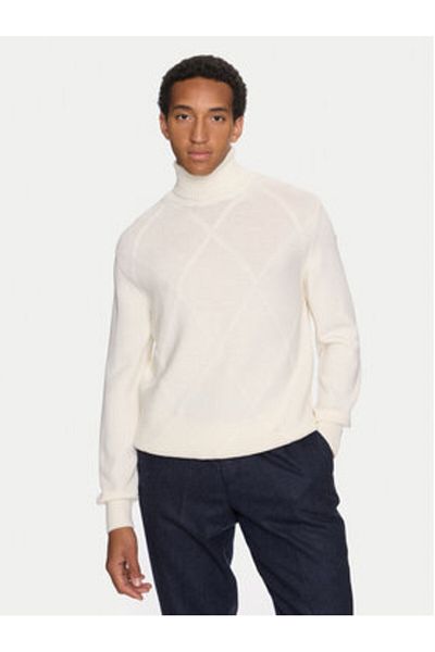 Paul & Shark Paul Shark Men's Turtleneck 14311078 Ecru