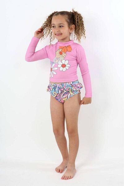 ministok Children's Swimsuit with Long Sleeve Skirt