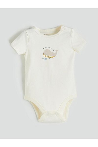 LC Waikiki Organic Cotton Baby Boys Snapback Bodysuit and Leggings 2 Pack (S5)