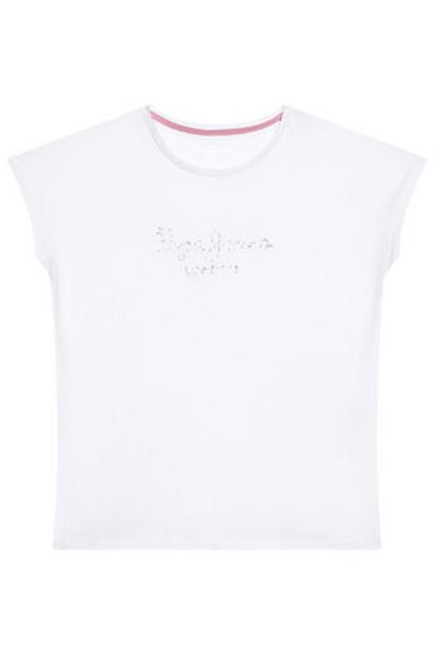 Pepe Jeans Tricou pentru fete PG502460 Alb
