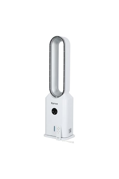 HOMİX 45W 3-in-1 Compact High Quality Easy Storage Bladeless Air Cooler White