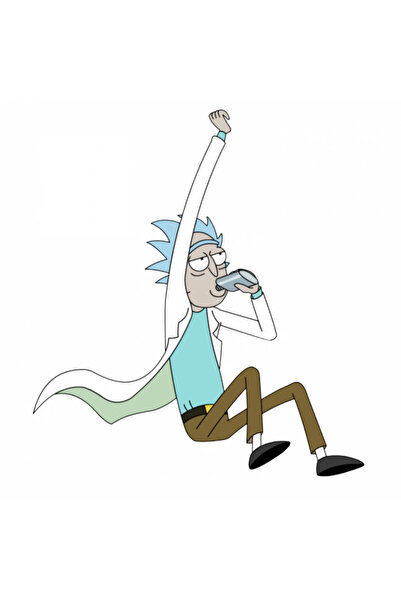 INOVATIX Σετ 8 τεμαχίων, αυτοκόλλητα Rick και ποτά Morty Rick Sanchez, INOVAT...