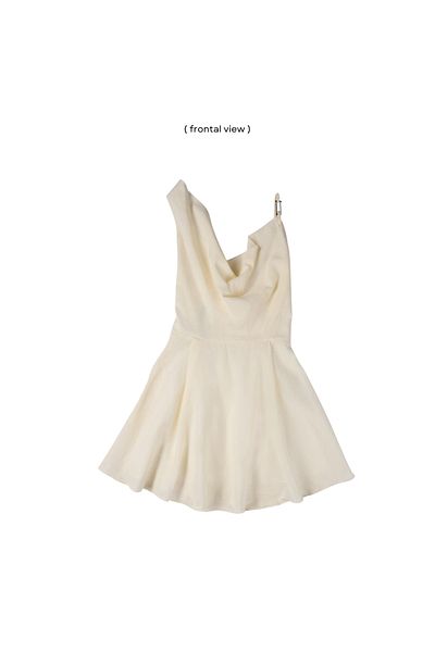 AWESOME STYLE GIFTS ARIA LINEN MINI-SKIRT