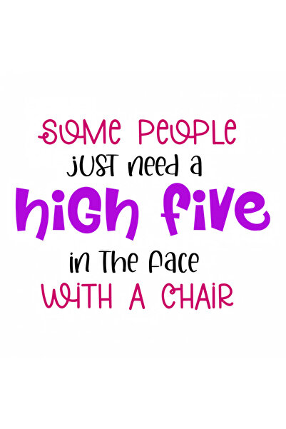 INOVATIX Set de 8 piese, Autocolant unii oameni au nevoie doar de un high fiv...