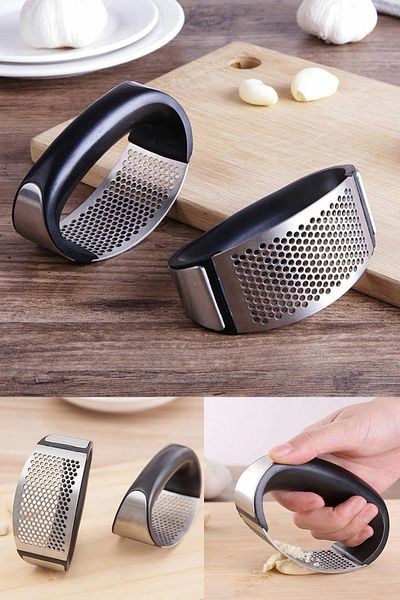 LiderGlobal New Garlic Crusher Stainless Steel Garlic Press ( 336336 )