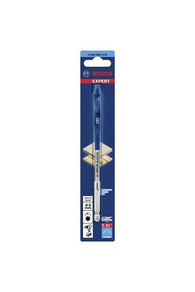 Bosch Expert Self-Cut Speed Spade Drill Bit Silver and Blue