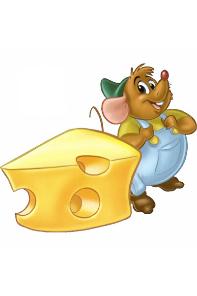 INOVATIX Set de 8 bucăți, autocolant cu brânză și șoricel Cenușăreasa, INOVAT...