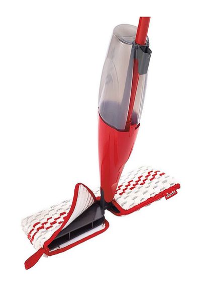 Vileda 1-2 وسادة إعادة تعبئة نظام Spray Max باللونين الأحمر والأبيض