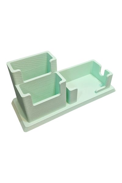 3DONE MODELS 3D holder for Yoto Mini and cards, light green