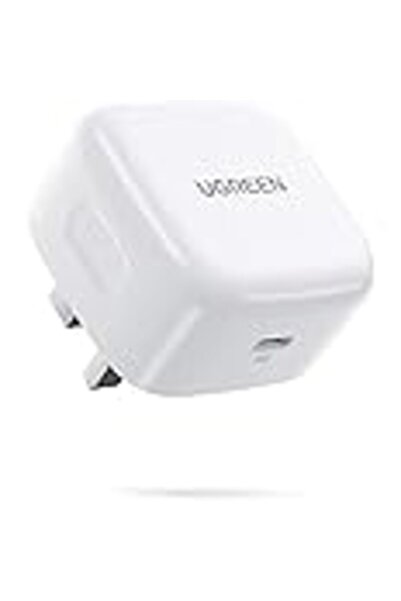 Ugreen شاحن iPhone 16 USB C PD 20W سريع من النوع C محول شاحن الهاتف المحمول قابس من النوع C عالمي للسفر