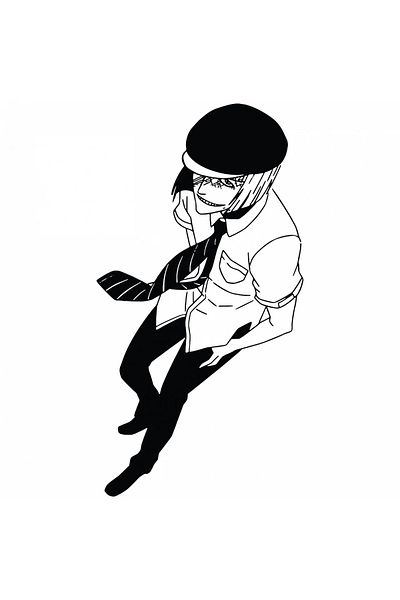 INOVATIX Set de 8 piese, autocolant Shinji Hirak Bleach Anime, INOVATIX®. 6 cm