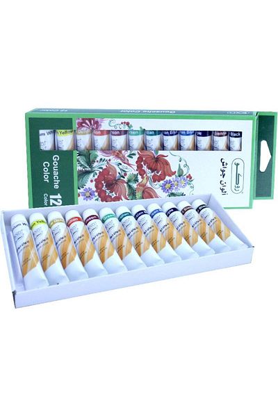 Roco Colour Paint Set Gouache Color 12 Colors