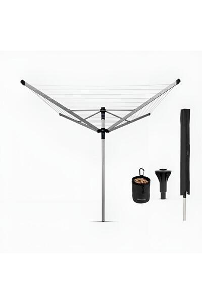 Brabantia Çamaşır Kurutma Askısı Liftomatic Metallic Grey 60 Metre Beton Zemi...