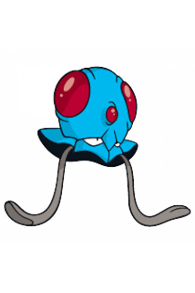 INOVATIX Комплект от 8 стикера Pokemon Tentacool с пипала, INOVATIX®. 6 см.