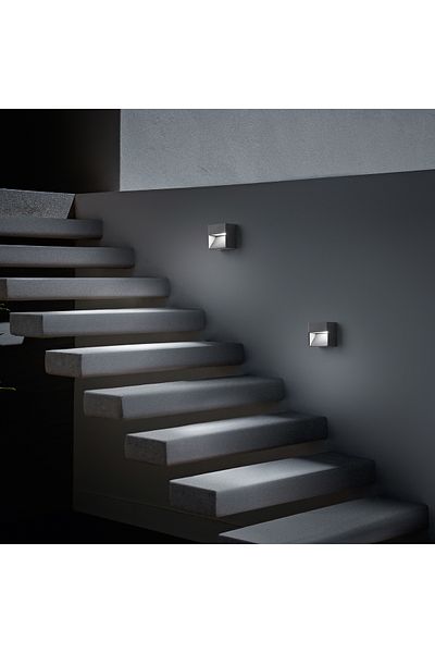 Ideal Lux Down AP1 outdoor wall light – white, modern design, IP44