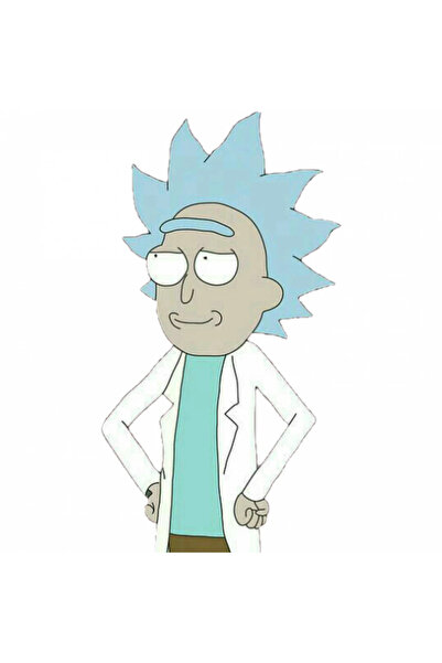 INOVATIX Set de 8 piese, autocolant Rick și Morty Mirat, INOVATIX®. 6 cm